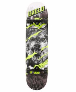 Oxelo Kids' Skateboard Mid 500 Wolf - Green