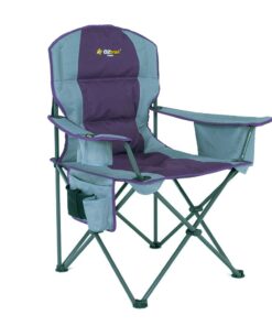OZtrail Kokomo Cooler Arm Chair Purple 150kg