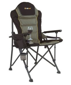 OZtrail RV Hard Arm Folding Camping Chair 170kg