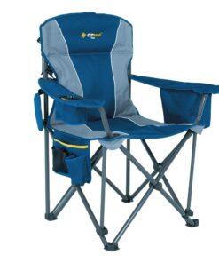 OZtrail Titan Camping Arm Chair Blue 250kg