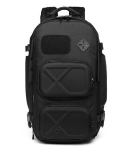Ozuko Luxury Lockable and Expandable Hiking USB Charging Backpack/luggage - Black