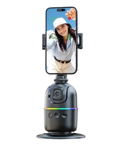 P03 Magic Snapshot 360 AI Auto-Face Tracking Gimbal with RGB Lights