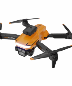 P18 - Triple Camera Quadcopter Drone With GPS HD Aerial Photography -Orange