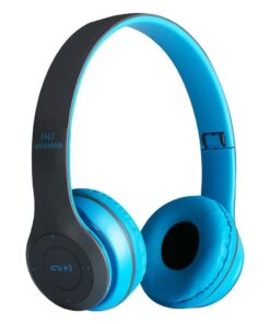 P47 Wireless Bluetooth Headphones Blue