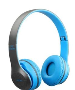 P47 Wireless Bluetooth Headphones - Grey Blue