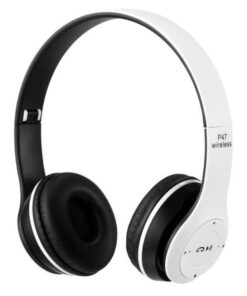 P47 Wireless Bluetooth Headphones White