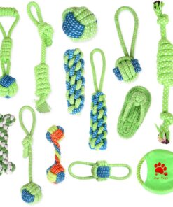 Pack of 13 Rope Toys For Dogs