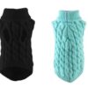 Pack Of 2 Knitted Sweater For Dogs And Cats