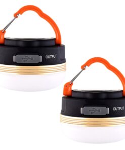 Pack of 2 USB Rechargeable Camping Lights