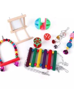 Pack Of 8 Toys For Bids / Parrots / Budgies