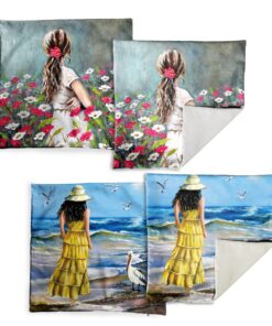 Painted Ladies Luxury Scatter Covers By Stella Bruwer - Set of 4