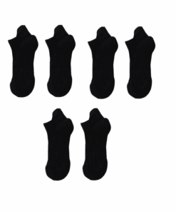 Pair Of Non Slip Elastic Yoga Socks - 3 Pack - Black
