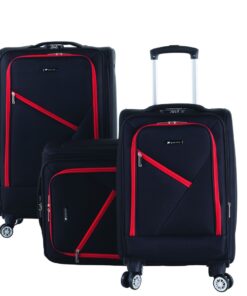 Paklite Urbanlite 3 Piece Set Black/Red Trim
