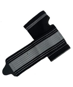 Palm Support With Hook and Loop Strap Belt - Black & Grey