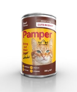 Pamper - Cuts Gravy & Beef - 12 x 0.385kg
