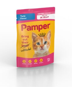 Pamper Kitten Tuna in Jelly wet cat food