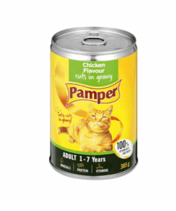 Pamper Moist Cat Food Chicken And Gravy Cuts - 12 x 385g