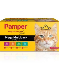 Pamper Wet Cat Food Mega Multi - Pack 48