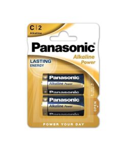 Panasonic Alkaline C 2 Pack Batteries x 1 Box 12 Packs (LR14APB/2BP)
