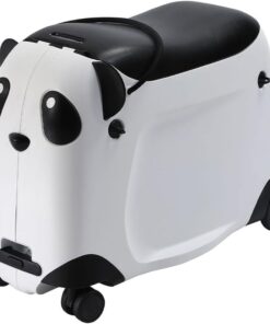 Panda Ride-On Trolley Suitcase - Black