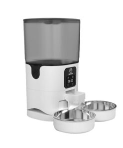 PAPIFEED Smart WiFi Pet Feeder, 6L Automatic Dog/Cat Dispenser Double Bowl