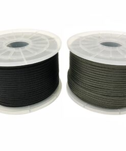 Paracord 550 Type III - 100% Nylon - Black and Green