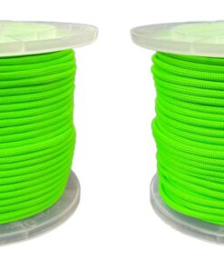 Paracord 550 Type III - 100% Nylon - Lumo Green