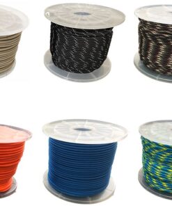 Paracord 550 Type III - 100% Nylon - Mega 10 Pack