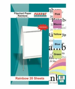 Parrot Flipchart Paper - Rainbow Paper 20 Sheets
