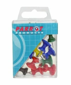 Parrot Giant Push Pins Boxed 15 Assorted