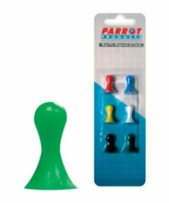 Parrot Magnetic Map Pins (6 Per Card)