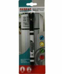 Parrot Magnetic Whiteboard Marker with Eraser Black