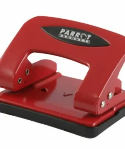 Parrot Steel Hole Punch 20 Sheets Red