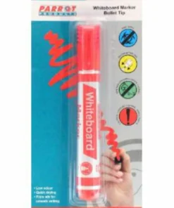 Parrot Whiteboard Marker Bullet Tip Red