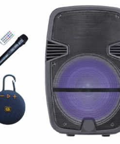 Party Box 15 inch Loudspeaker With Bluetooth Clip Speaker