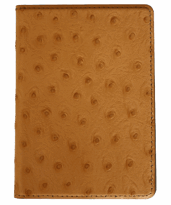 Passport Cover - Ostrich Leather - Beige