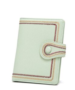 Passport Leather Holder Cover - Green, Red
