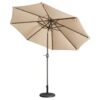 Patio Tent Umbrella With Crank And Tilt