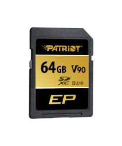 Patriot V90 64GB SDXC UHS-II U3 Class 10 SD Card