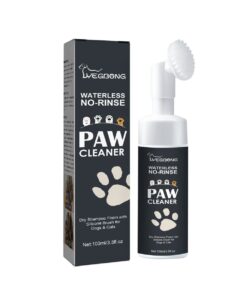 Paw Cleaner Dry Pet Shampoo Foam With Silicone Brush For Dogs and Cats