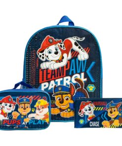 Paw Patrol Backpack, Pencil Case and Lunch Bag Set