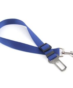 Paw Prints & Curly Tails Seatbelt Clip - Blue