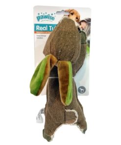 Pawise Squeaky Real Tuff Dog Toy- Rabbit