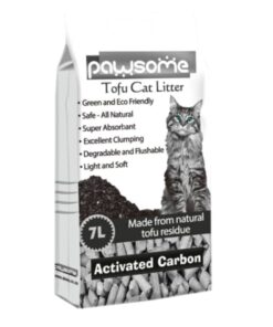Pawsome Tofu Cat Litter 7L - Carbon