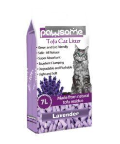 Pawsome Tofu Cat Litter 7L - Lavender