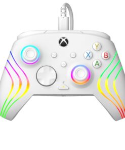 PDP Afterglow Wave Wired Controller for Xbox Series X|S: White