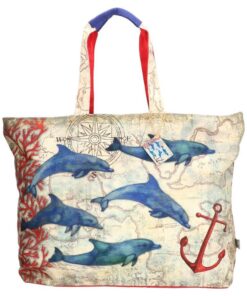 PE-Florence Colourfull Flipflops Ladies Shopper Bag