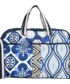 PE-Florence  Flipflops on Black&White Ladies Travel Bag