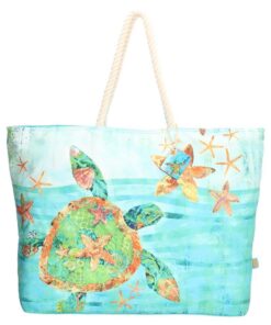 PE-Florence Turtle Sea Ladies Shopper Bag