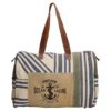PE-Florence Vintage Ocean Sailing Ladies Shopper Bag - Blue